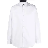 paul & shark chemise boutonnée à logo brodé - blanc