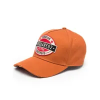 dsquared2 casquette à patch logo - orange