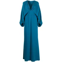 sachin & babi robe longue gabby à paillettes - bleu