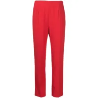 paule ka pantalon de tailleur à taille haute - rouge