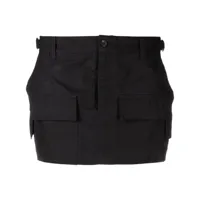 wardrobe.nyc minijupe à poches cargo - noir