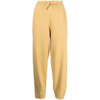 marant étoile pantalon de jogging kira en maille - jaune