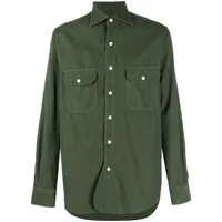doppiaa chemise à boutonnière - vert