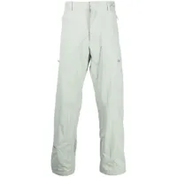 a-cold-wall* pantalon droit à logo imprimé - gris
