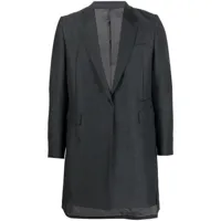 undercover manteau à simple boutonnage - gris