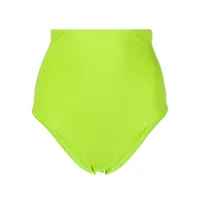 bondi born bas de bikini lani à taille haute - vert