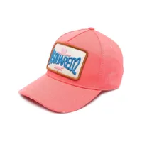 dsquared2 casquette à patch logo - rose
