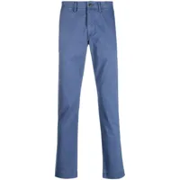 polo ralph lauren pantalon chino à coupe slim - bleu