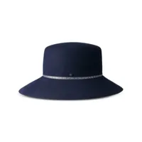 maison michel chapeau new kendall à design repliable - bleu