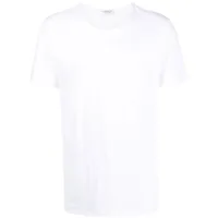 zimmerli t-shirt sea island à manches courtes - blanc