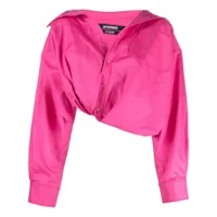 jacquemus blouse la chemise mejean - rose