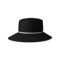 maison michel chapeau new kendall à design repliable - noir