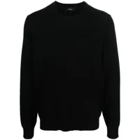 theory pull en maille à col rond - noir
