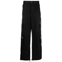 jacquemus pantalon droit à poches multiples - noir