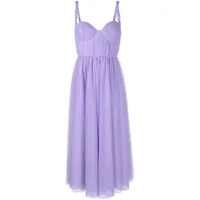 anouki robe sans manches à encolure cœur - violet