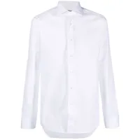 canali chemise à boutonnière - blanc