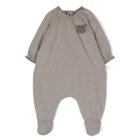 teddy & minou pyjama à rayures - gris