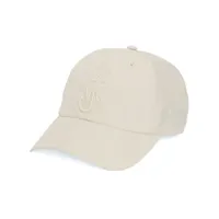 jw anderson casquette à logo anchor - blanc