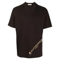 mastermind world t-shirt à logo imprimé - marron