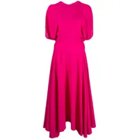 colville robe mi-longue à design drapé - rose