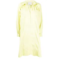 3.1 phillip lim robe-chemise à manches bouffantes - jaune