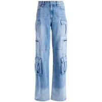 alice + olivia jean ample à poches cargo - bleu