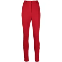 magda butrym pantalon de tailleur à taille haute - rouge