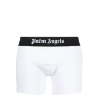palm angels boxer à taille à logo - blanc