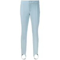 moncler grenoble pantalon fuseau à coupe slim - bleu