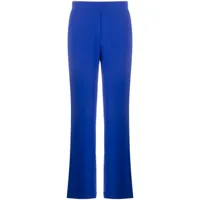 p.a.r.o.s.h. pantalon ample à taille haute - bleu
