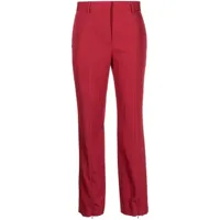 paul smith pantalon de tailleur à taille haute - rouge