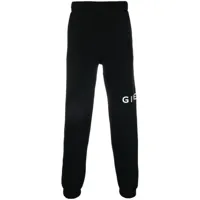 givenchy pantalon de jogging à logo imprimé - noir