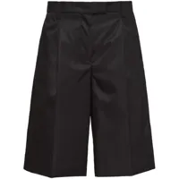 prada re-nylon knee-length shorts - noir