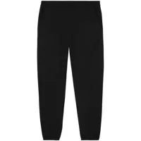burberry pantalon de jogging en laine - noir
