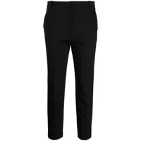 pinko pantalon de tailleur à coupe courte - noir