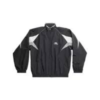 balenciaga veste zippée 3b sports icon - noir