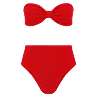 hunza g bikini ruby à design stretch - rouge