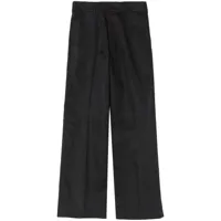 re/done pantalon ample à taille basse - noir