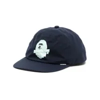 a bathing ape® casquette à patch logo - bleu