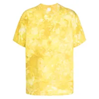 alchemist t-shirt en coton à imprimé tie-dye - jaune