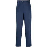 brunello cucinelli pantalon de costume à coupe courte - bleu