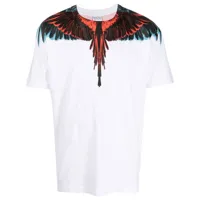 marcelo burlon county of milan t-shirt icon wings à manches courtes - blanc