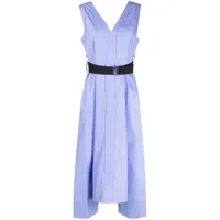 3.1 phillip lim robe longue évasée à design sans manches - violet