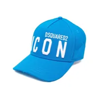 dsquared2 casquette à détail de logo icon - bleu