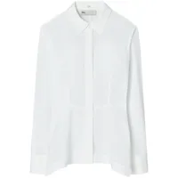 tory burch chemise à design péplum - blanc