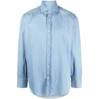 brunello cucinelli chemise en jean - bleu