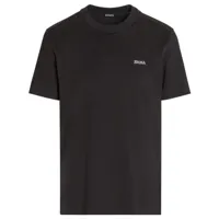 zegna t-shirt à logo imprimé - noir
