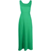 p.a.r.o.s.h. robe longue panty à design noué au dos - vert