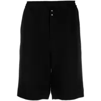 mm6 maison margiela pantalon de jogging à taille élastiquée - noir