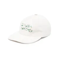 stella mccartney casquette à logo imprimé - blanc